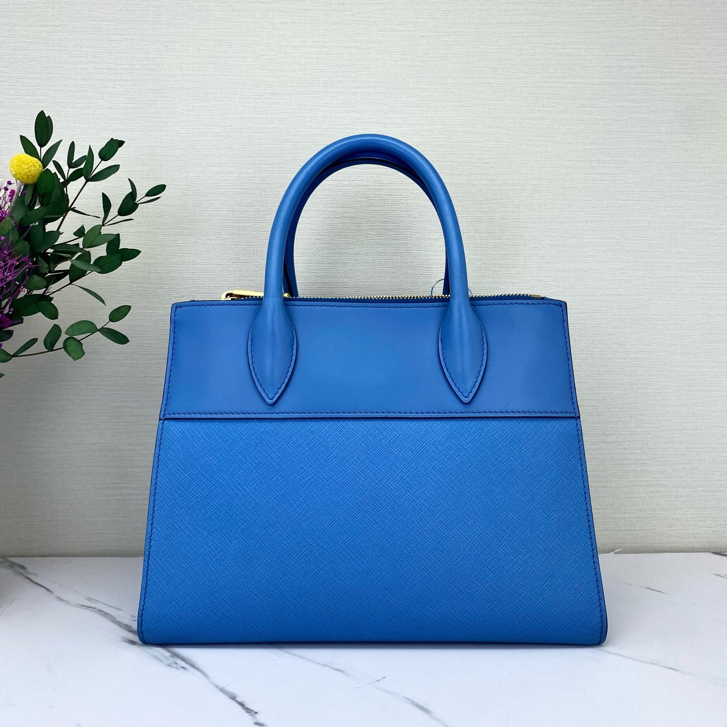 Prada - Paradigme - Leather - Blue - (small)