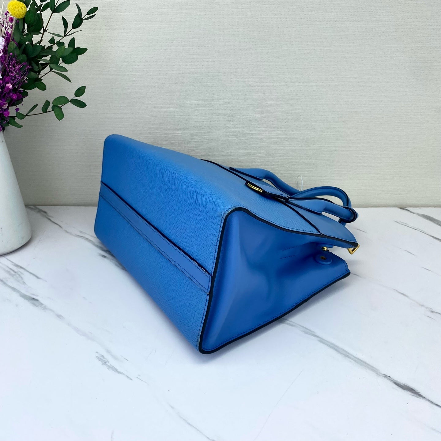 Prada - Paradigme - Leather - Blue - (small)