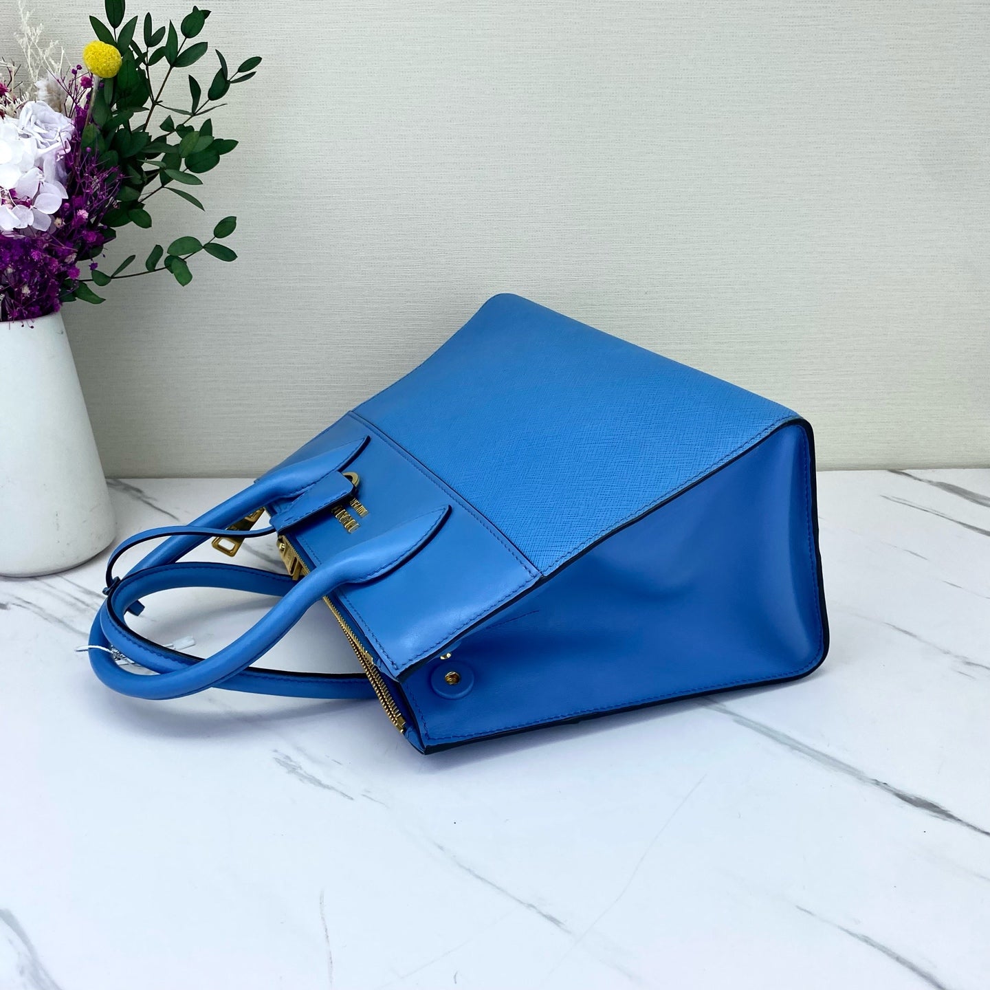 Prada - Paradigme - Leather - Blue - (small)