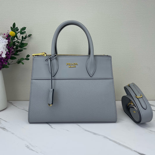 Prada - Paradigme - Saffiano leather - Grey - (small)