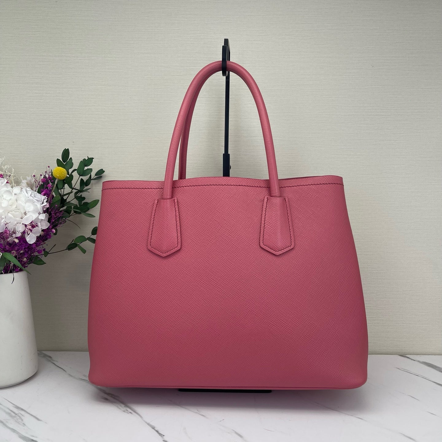 Prada - Prada Double - Leather - Pink - (medium)