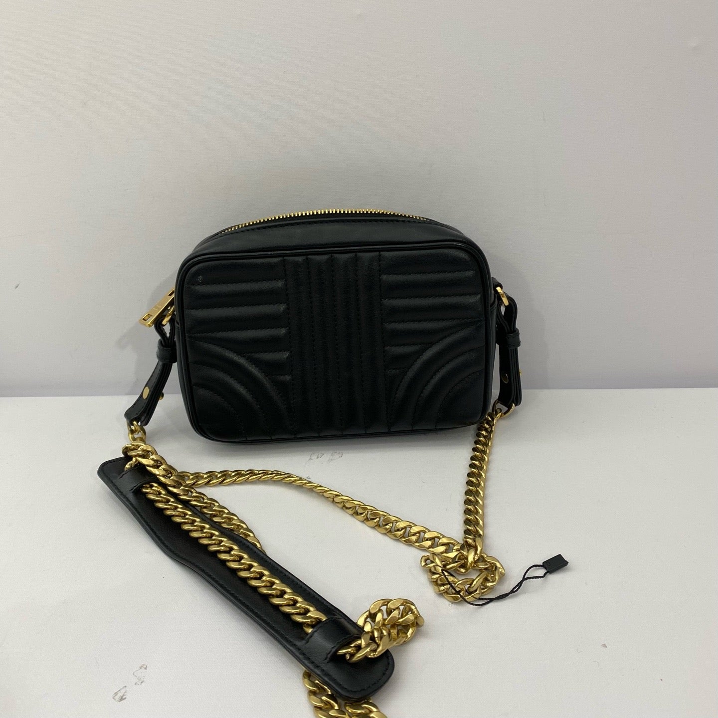 Prada - Quilted Leather Camera Bag - Leather - Black - (Small)