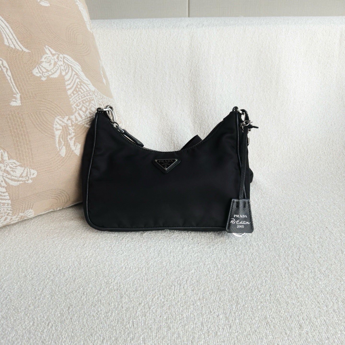 Prada - Re-Edition 2005 Hobo 3-in-1 - Polyamide - Black - (mini)