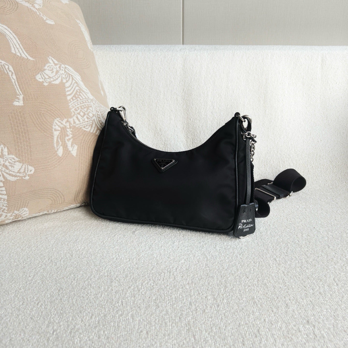 Prada - Re-Edition 2005 Hobo 3-in-1 - Polyamide - Black - (mini)