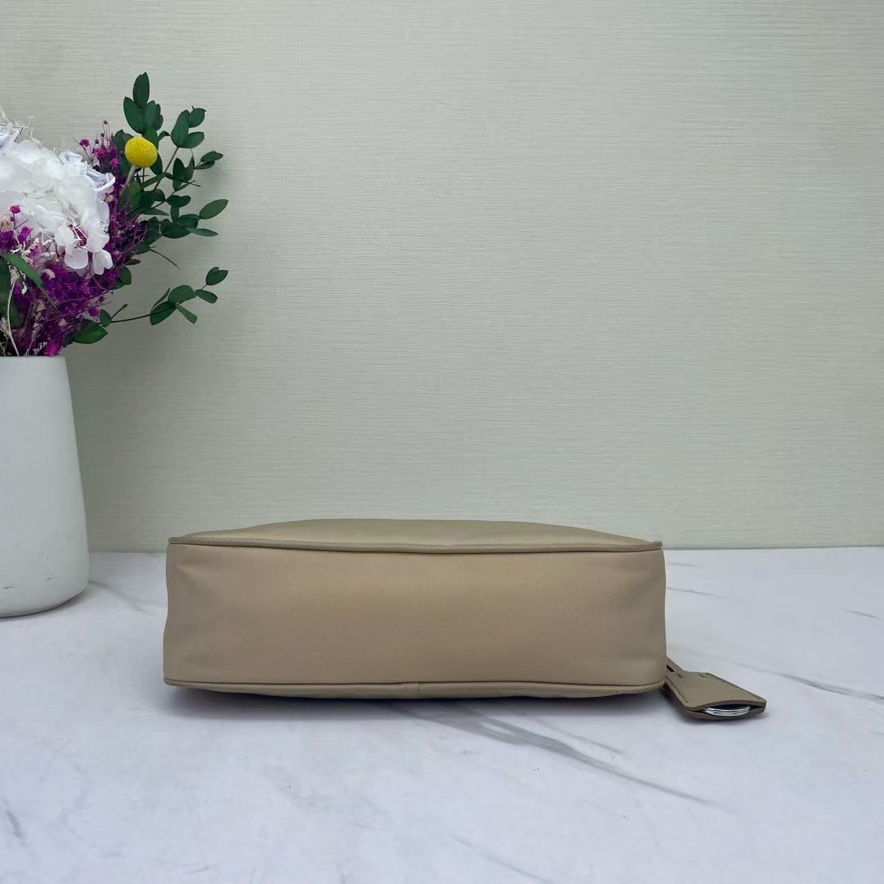 Prada - Re-Edition 2005 Hobo 3-in-1 - Re-Nylon - Beige with Silver-Tone Hardware - (mini)