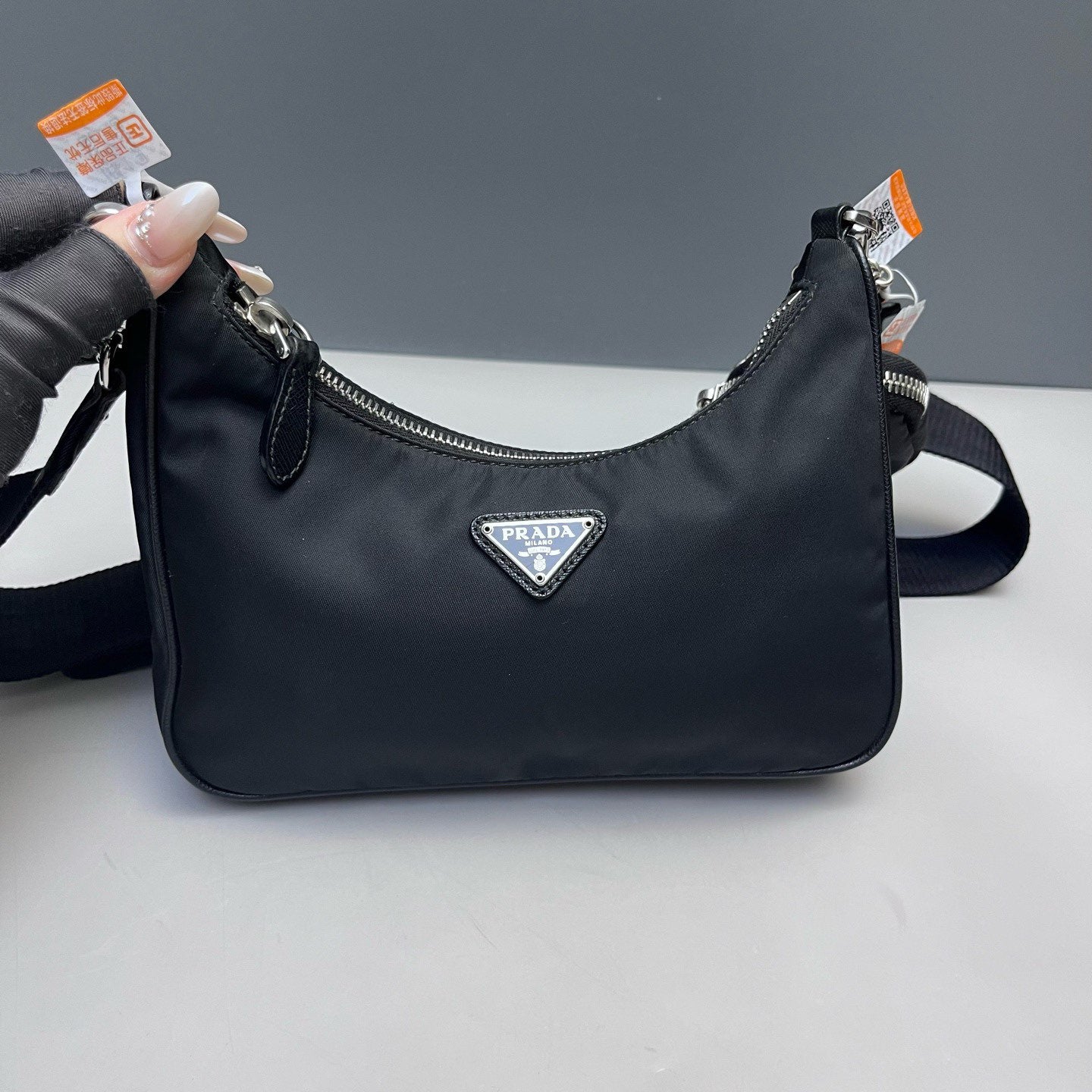 Prada - Re-Edition 2005 Hobo 3-in-1 - Re-Nylon - Black - (small)