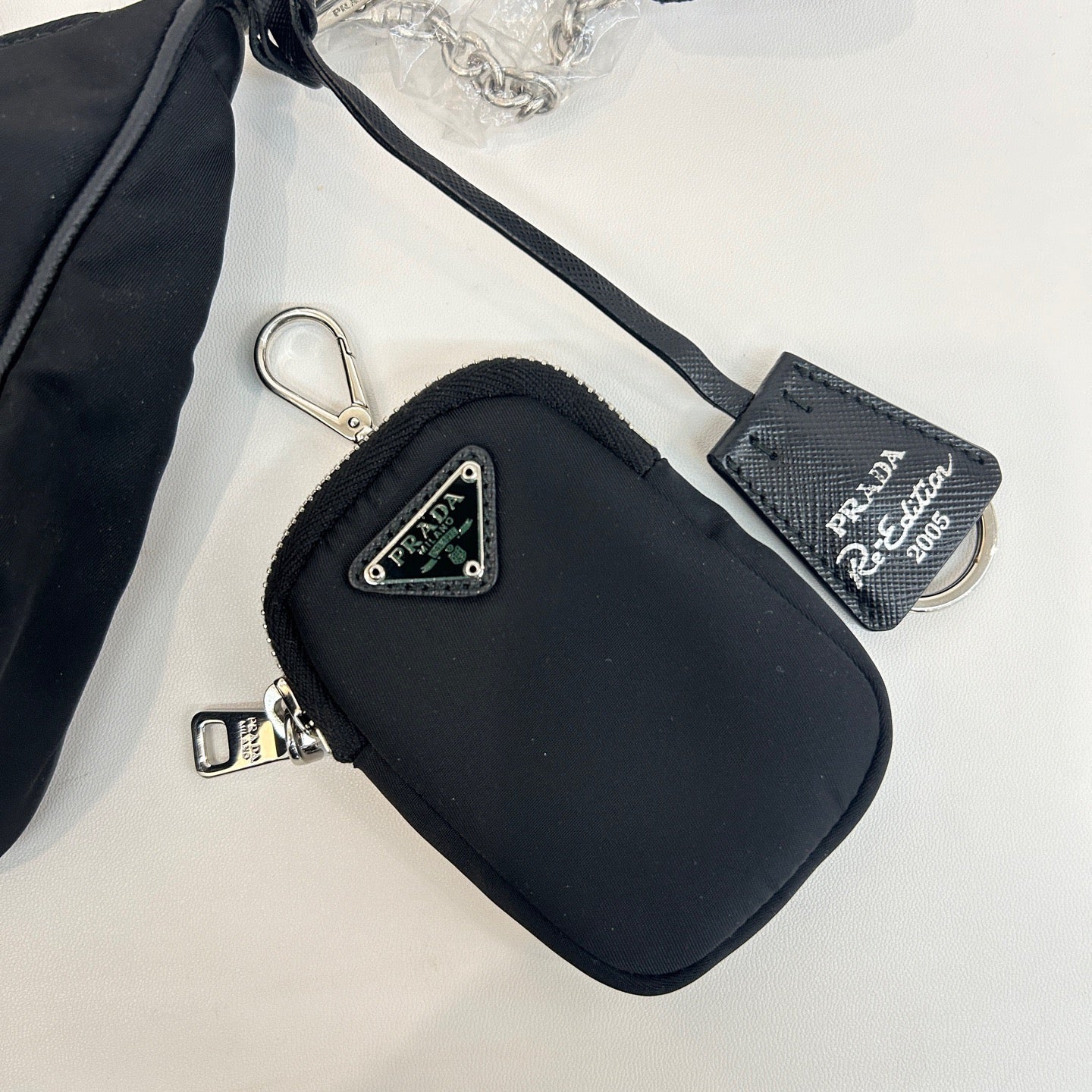 Prada - Re-Edition 2005 Shoulder Bag - Re-Nylon (Regenerated Nylon) - Black - (small)