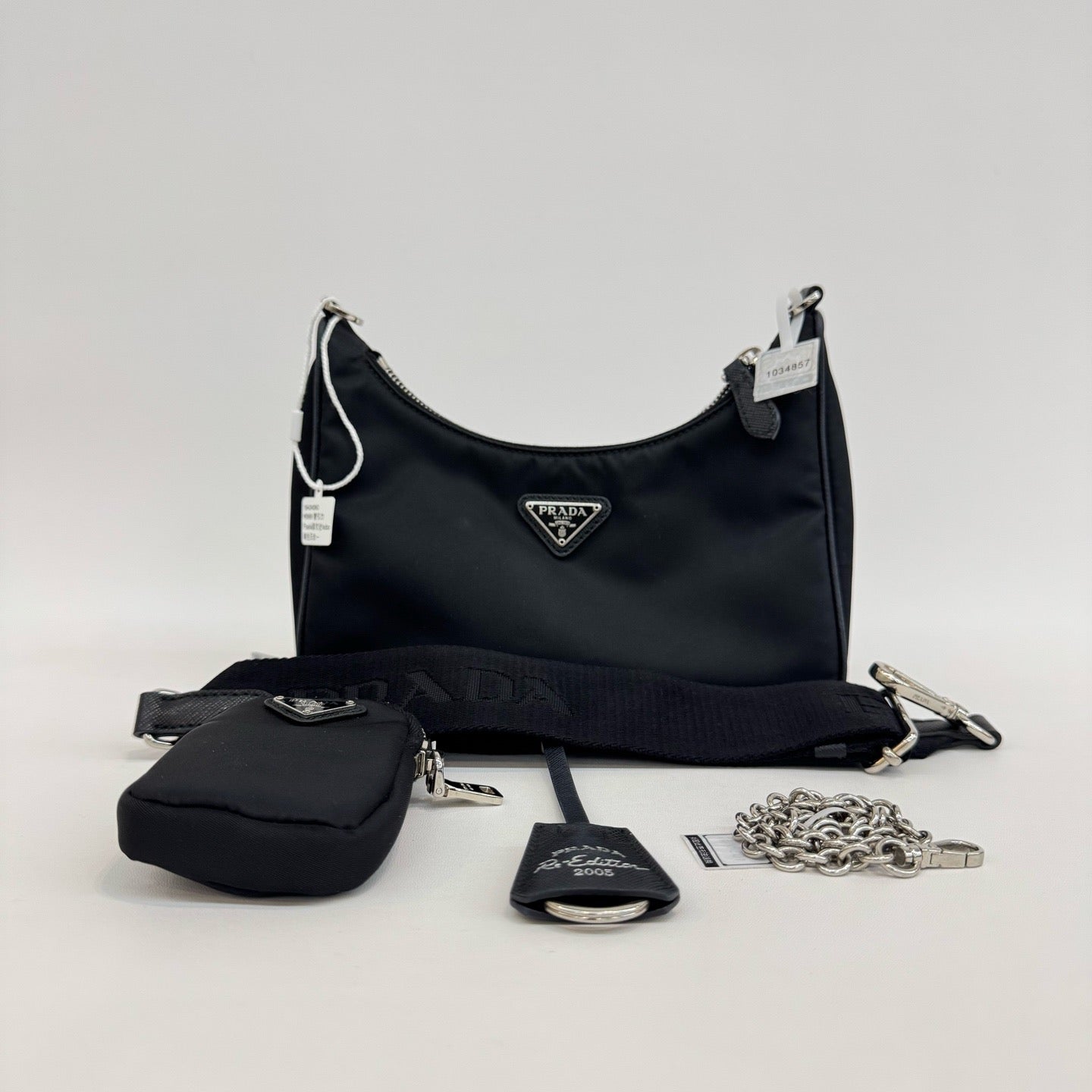 Prada - Re-Edition 2005 Shoulder Bag - Recycled nylon - Black - (Mini)