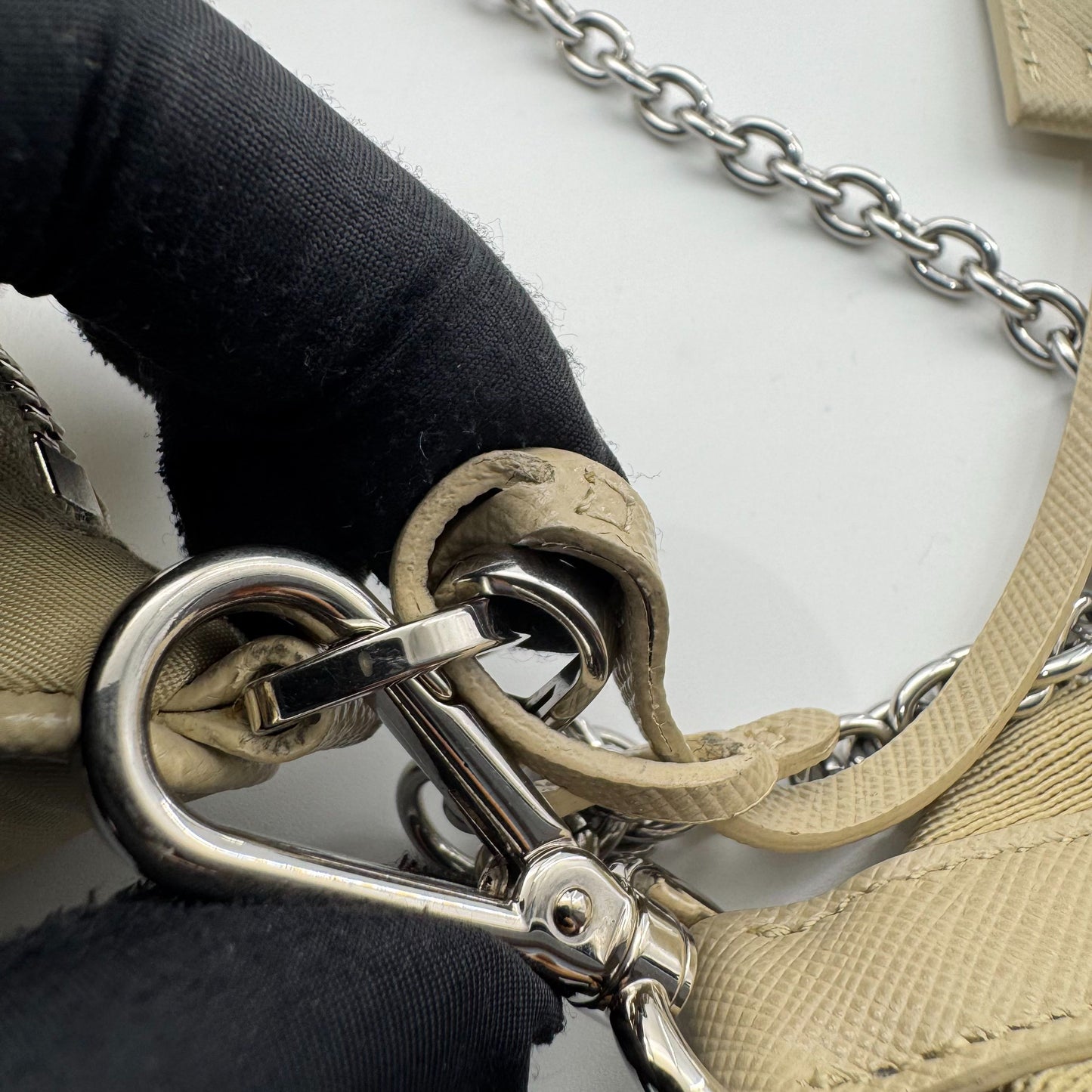 Prada - Re-Edition 2005 Shoulder Bag - Synthetic - Beige - (mini)