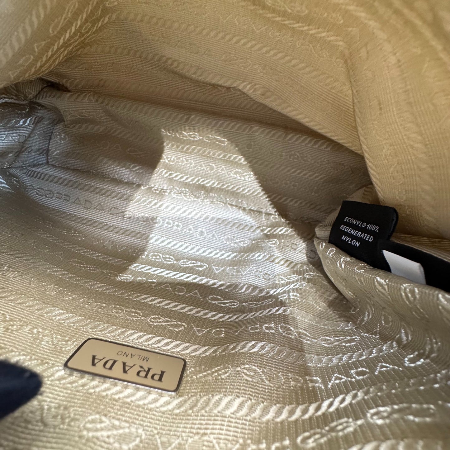 Prada - Re-Edition 2005 Shoulder Bag - Synthetic - Beige - (mini)
