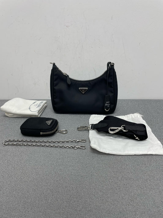 Prada - Re-Edition 2005 - Synthetic - Black - (mini)