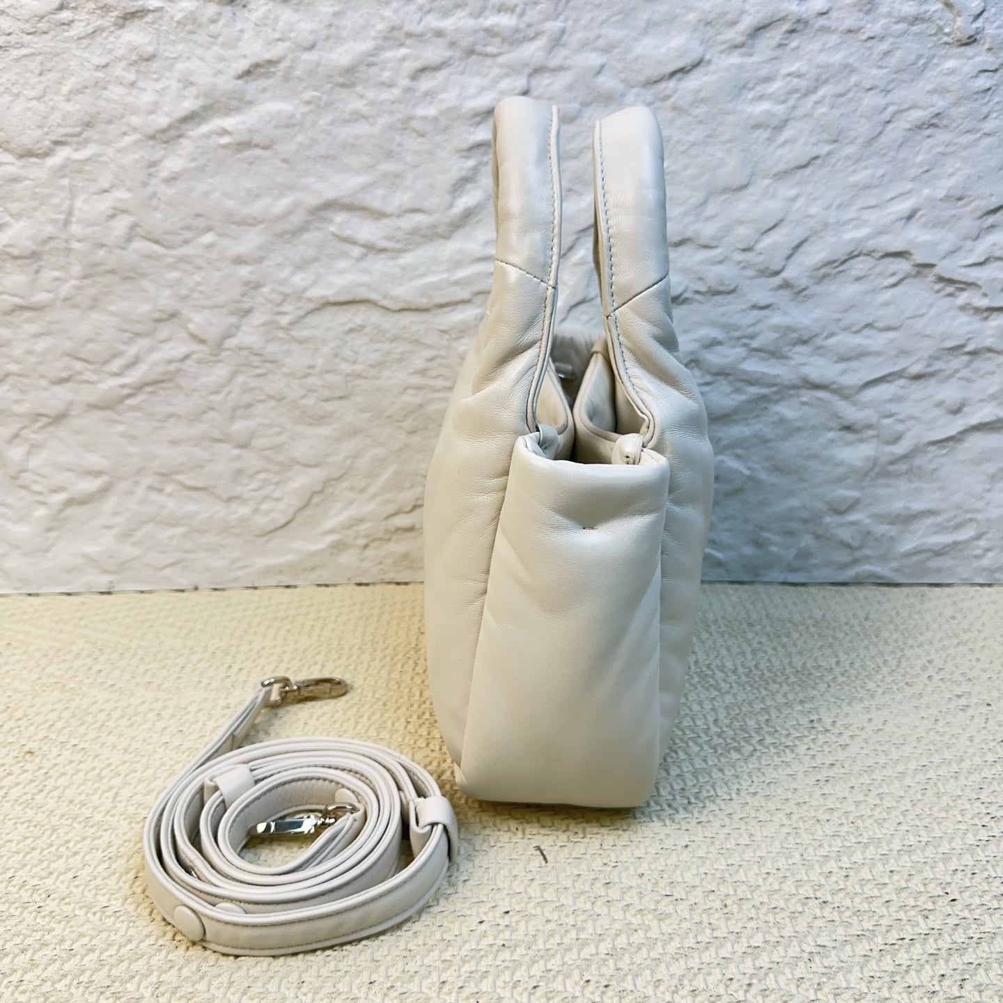 Prada - Re-Edition - Leather - White - (small)