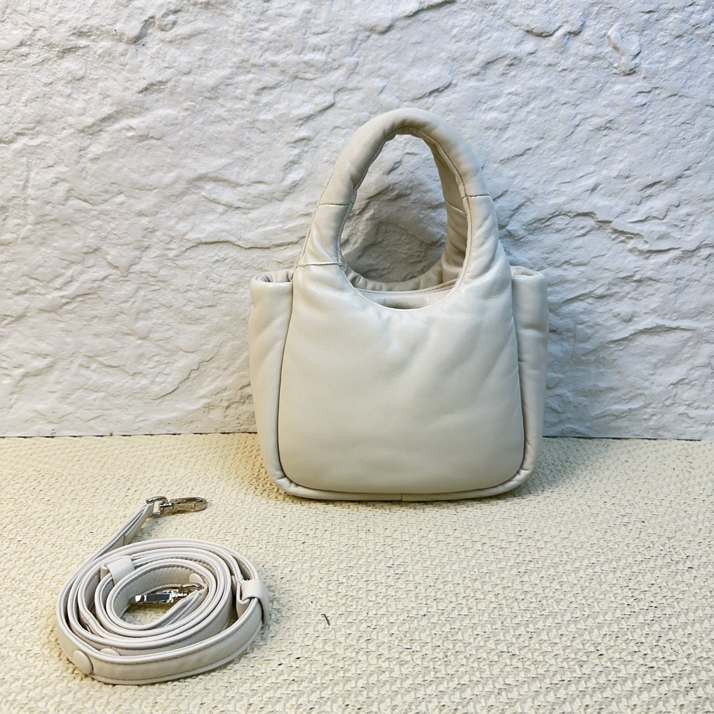 Prada - Re-Edition - Leather - White - (small)