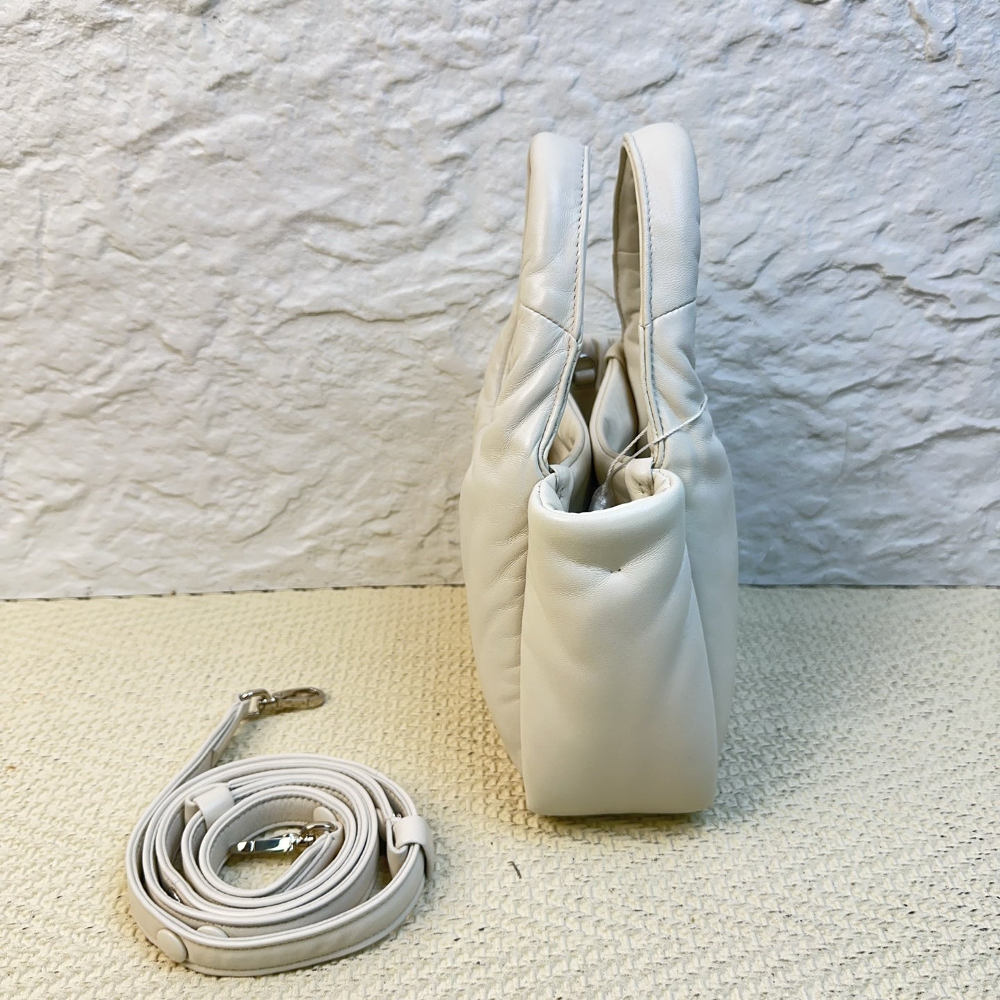 Prada - Re-Edition - Leather - White - (small)