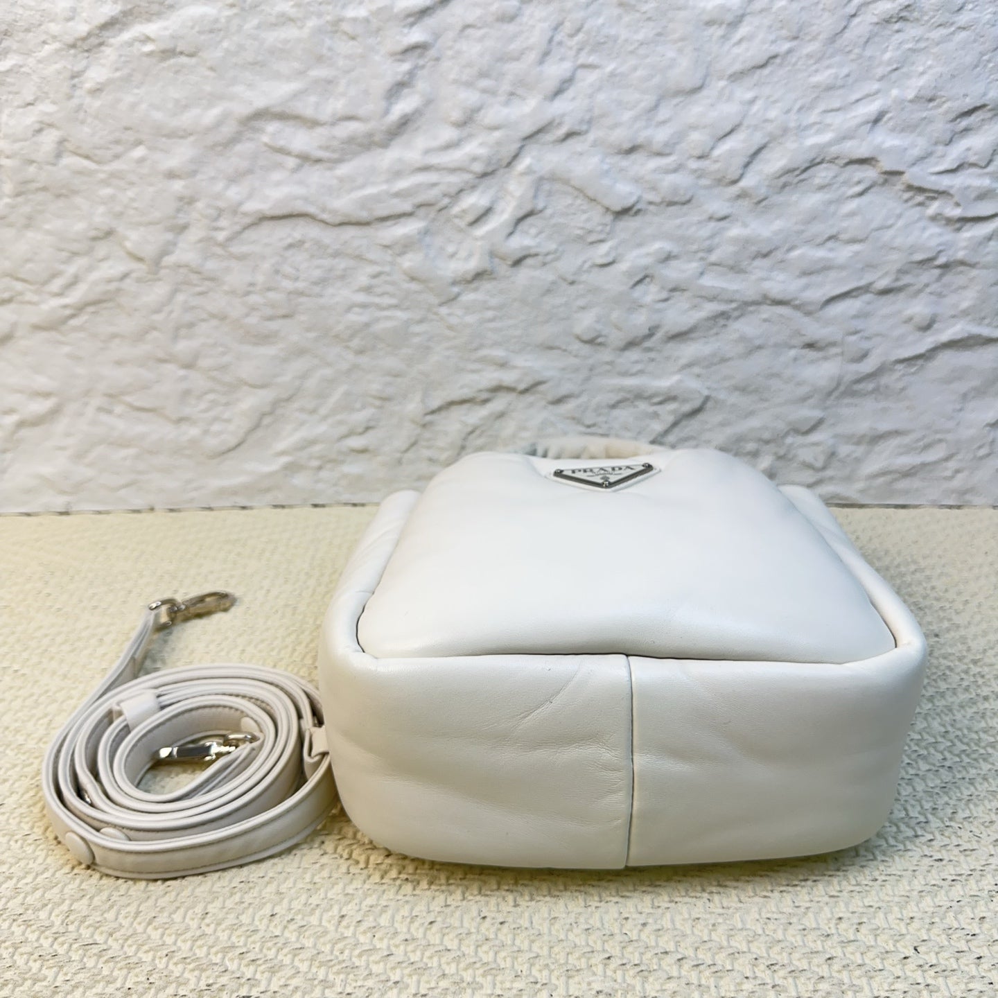 Prada - Re-Edition - Leather - White - (small)