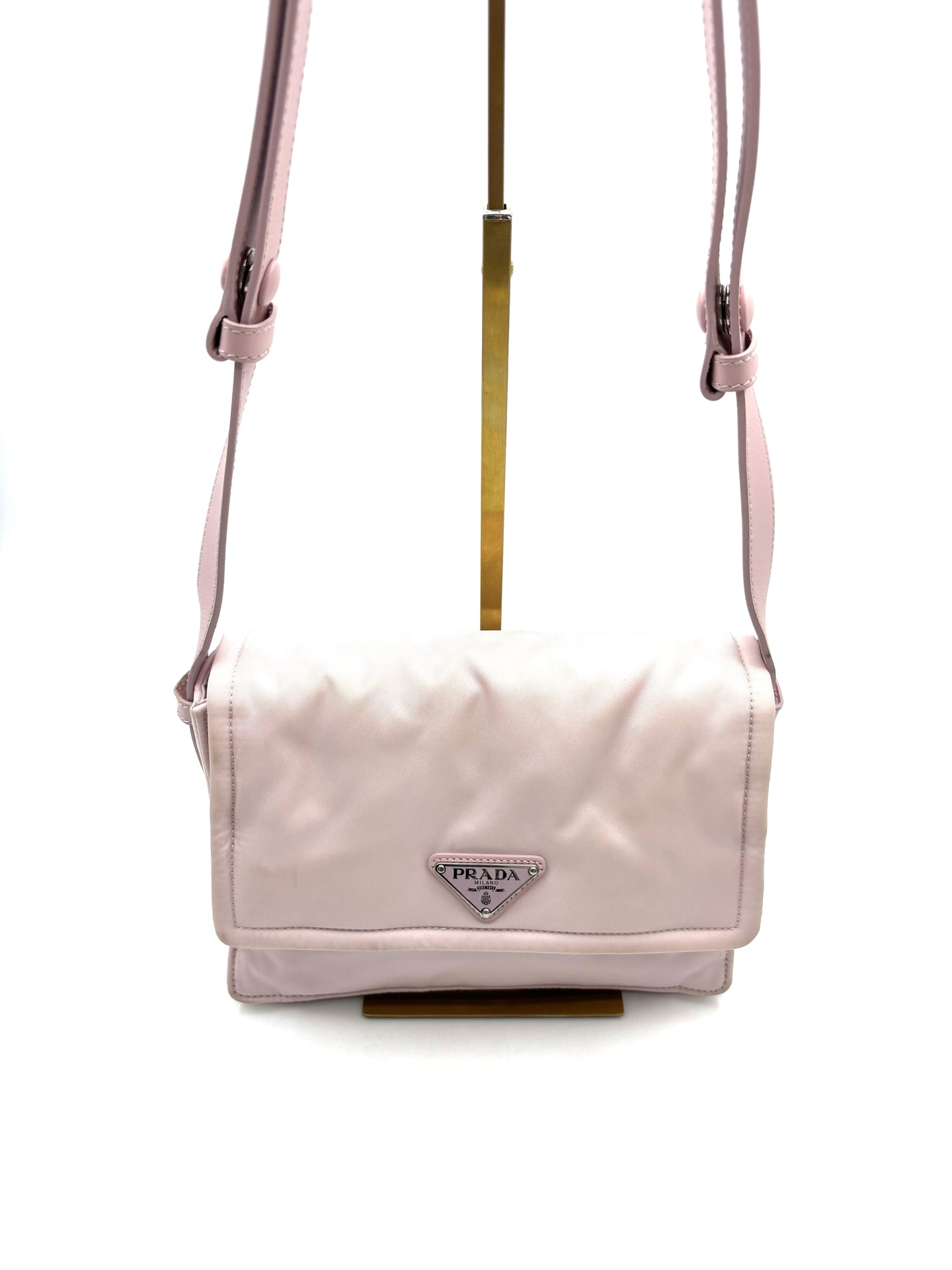Prada - Re-Nylon Messenger Bag - Polyamide - Pink