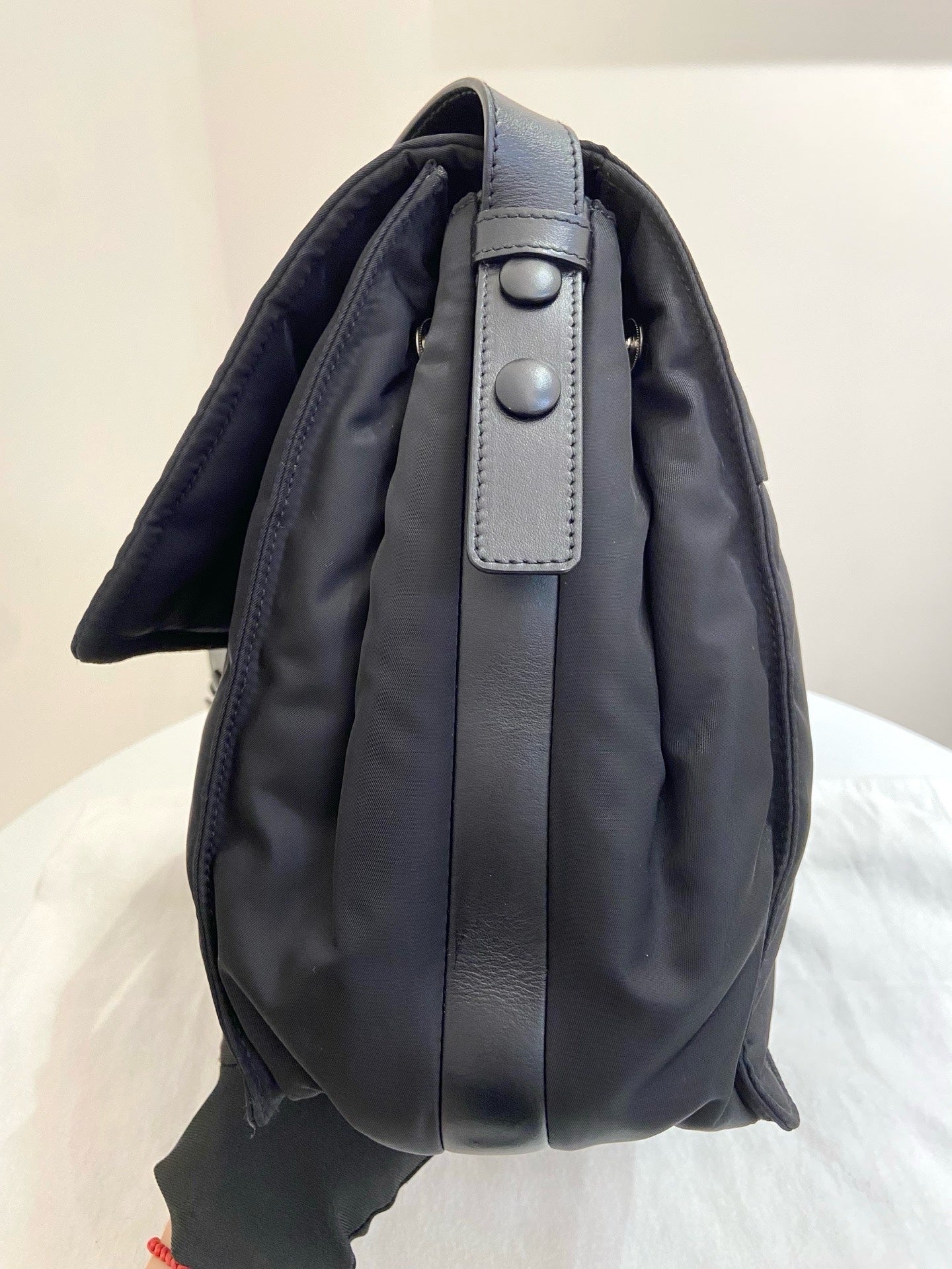 Prada - Re-Nylon Messenger Bag - Nylon - Black - (large)