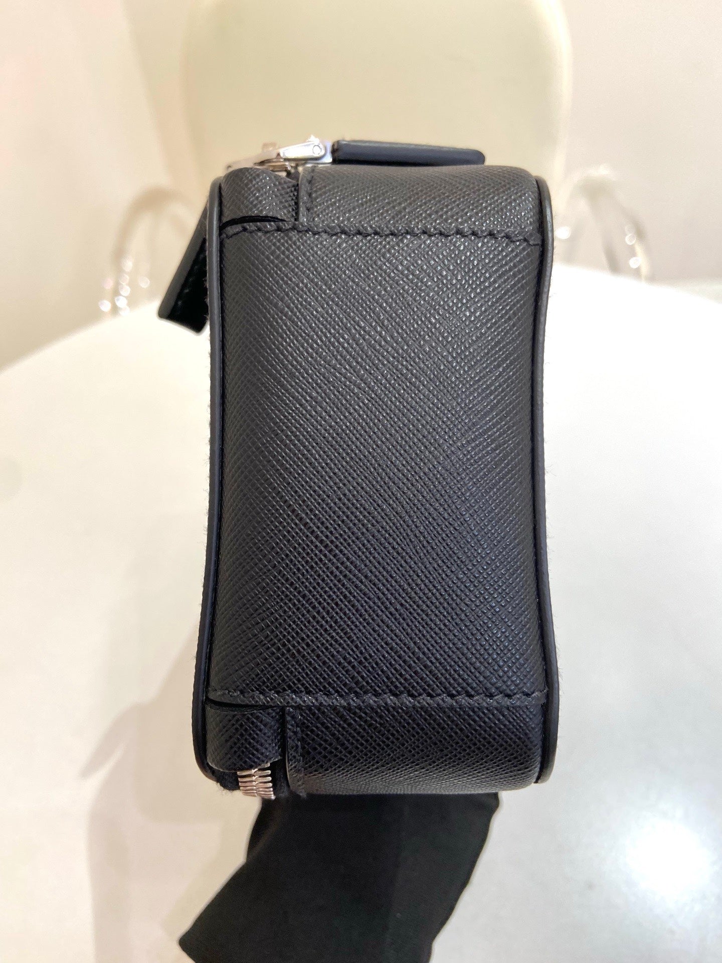 Prada - Re-Nylon Mini Bag - Leather - Black - (small)