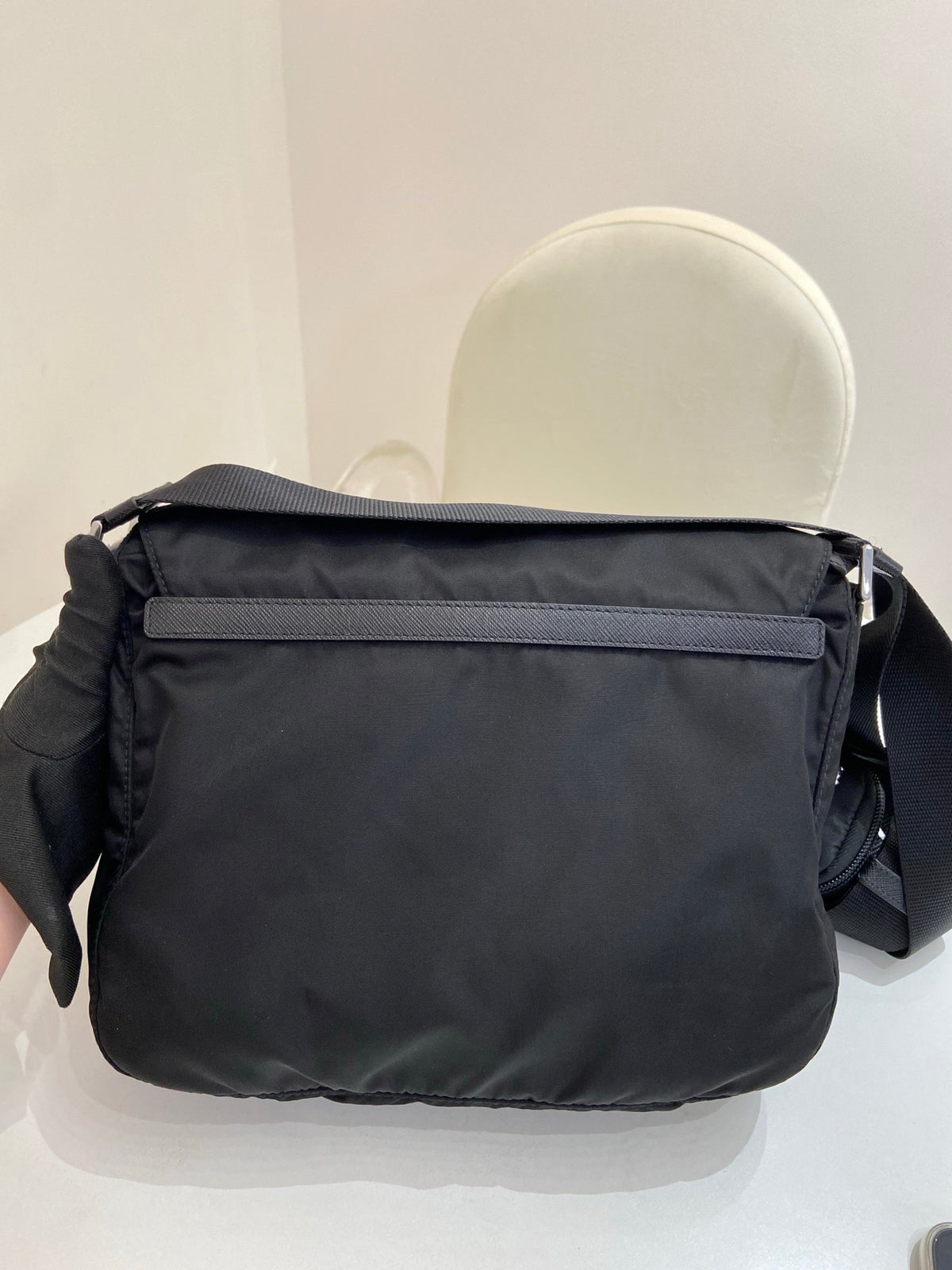 Prada - Re-Nylon Mini Bag with Pouch - Nylon - Black - (mini)