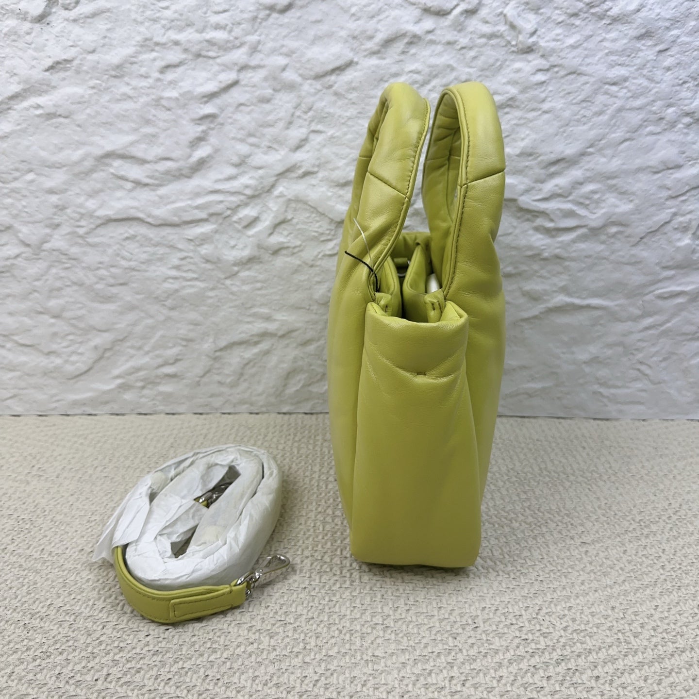 Prada - Re-Nylon Puffer - Leather - Yellow - (mini)