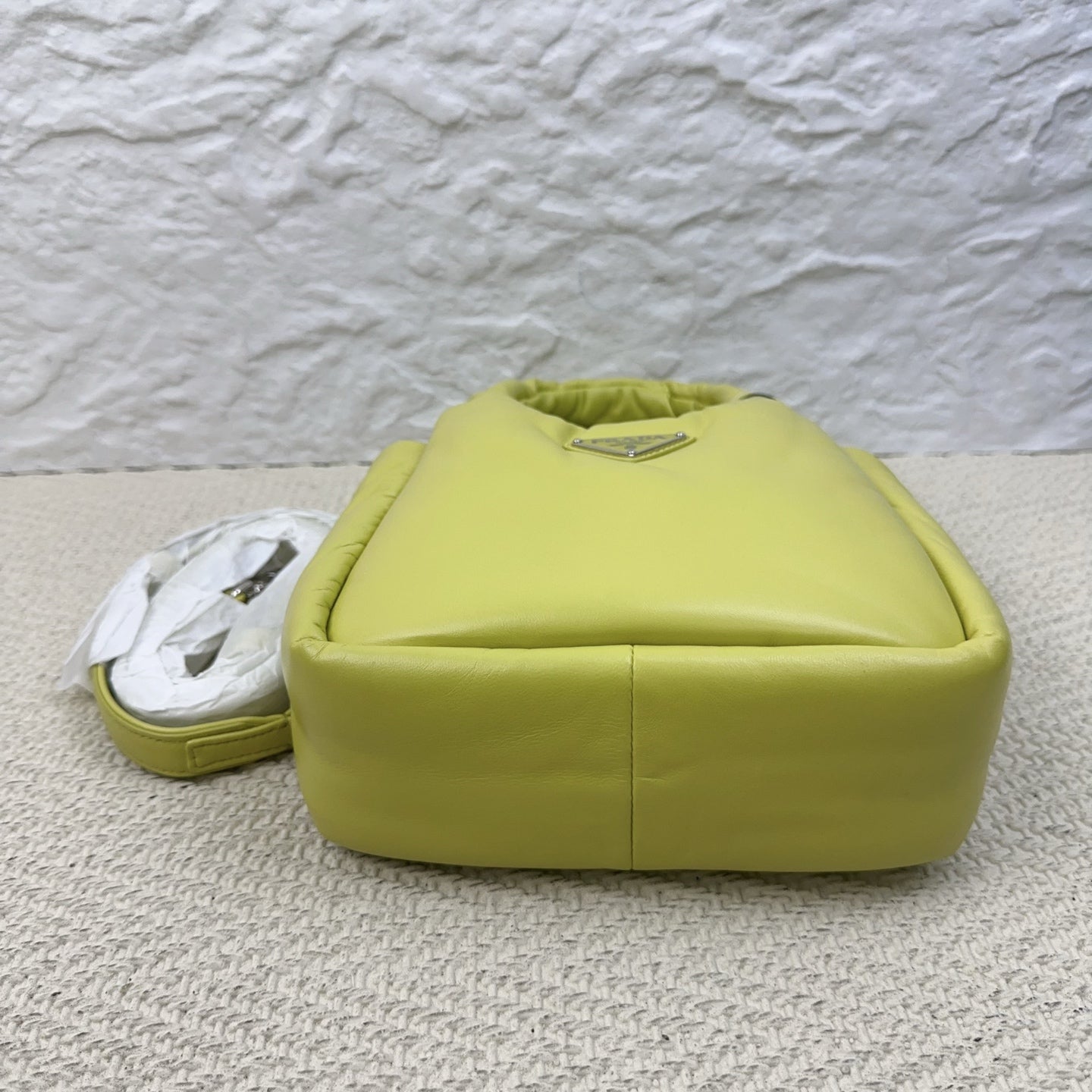 Prada - Re-Nylon Puffer - Leather - Yellow - (mini)