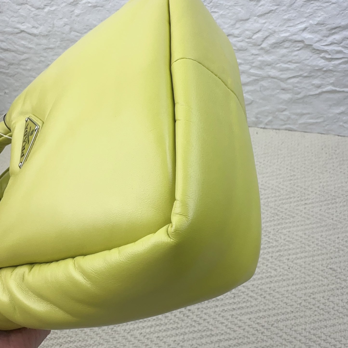Prada - Re-Nylon Puffer - Leather - Yellow - (mini)