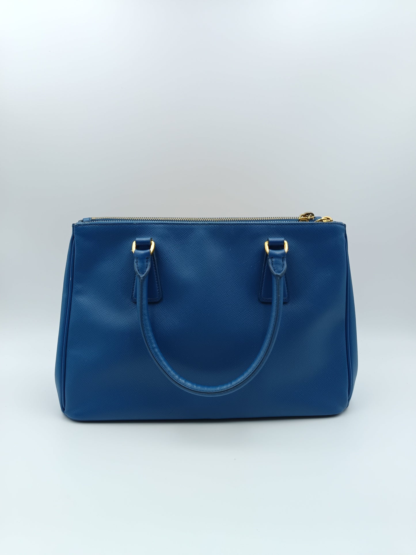 Prada - Saffiano - Leather - Blue - (medium)