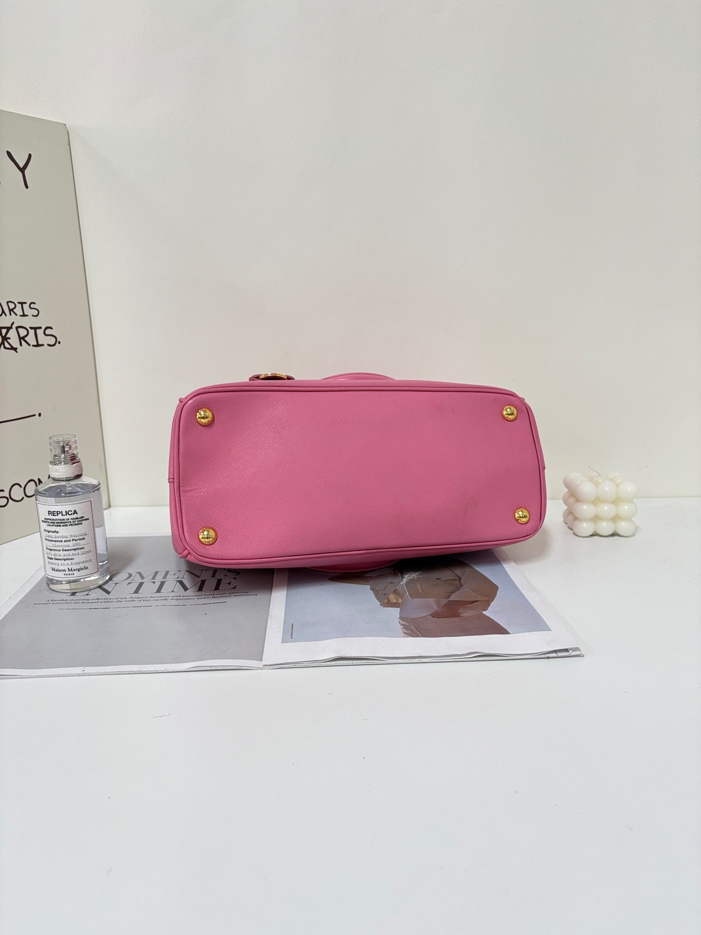 Prada - Saffiano - Leather - Pink - (Medium)