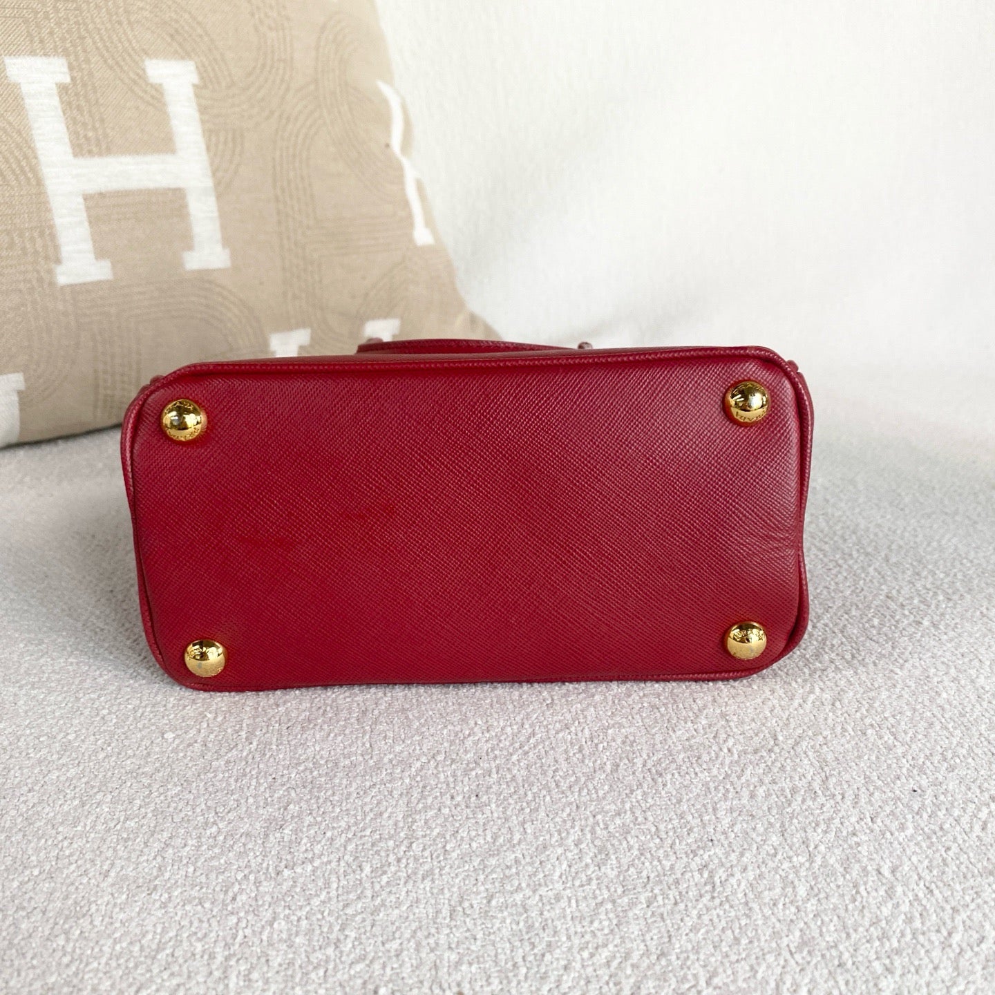 Prada - Saffiano Lux - Leather - Red - (mini)