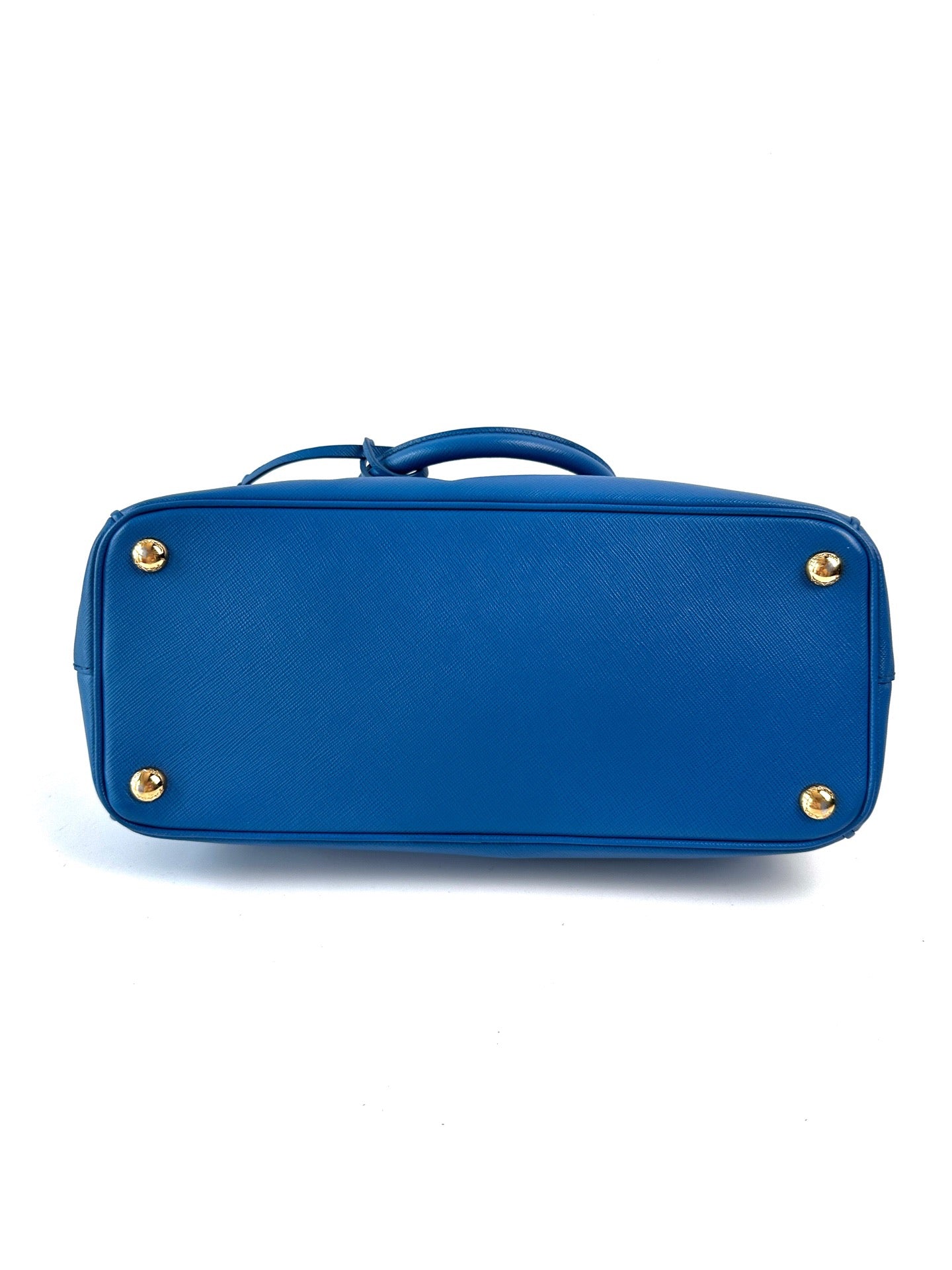 Prada - Saffiano Lux Tote - Leather - Blue - (Small)