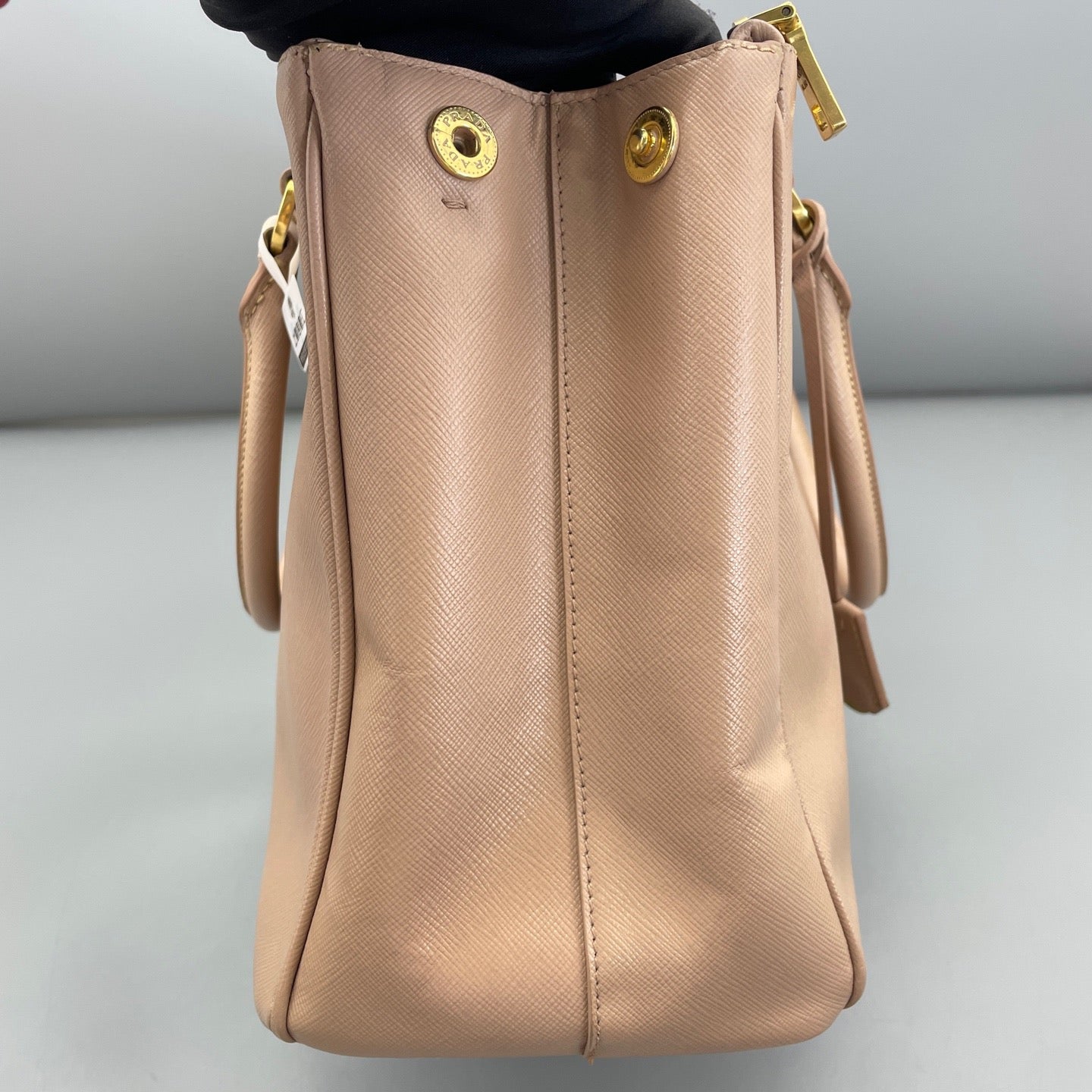 Prada - Saffiano Lux Tote - Leather - Pink - (large)