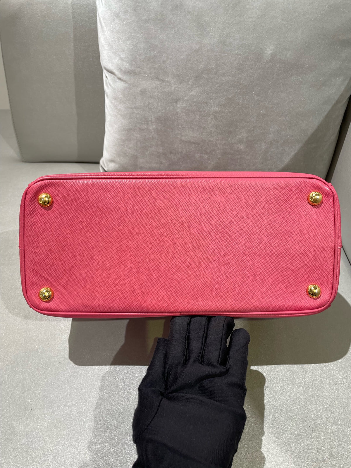 Prada - Saffiano Lux Tote - Leather - Pink - (medium)