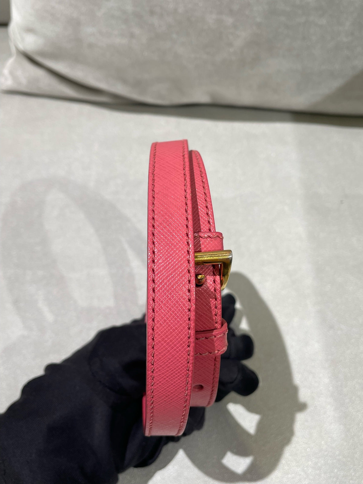 Prada - Saffiano Lux Tote - Leather - Pink - (medium)