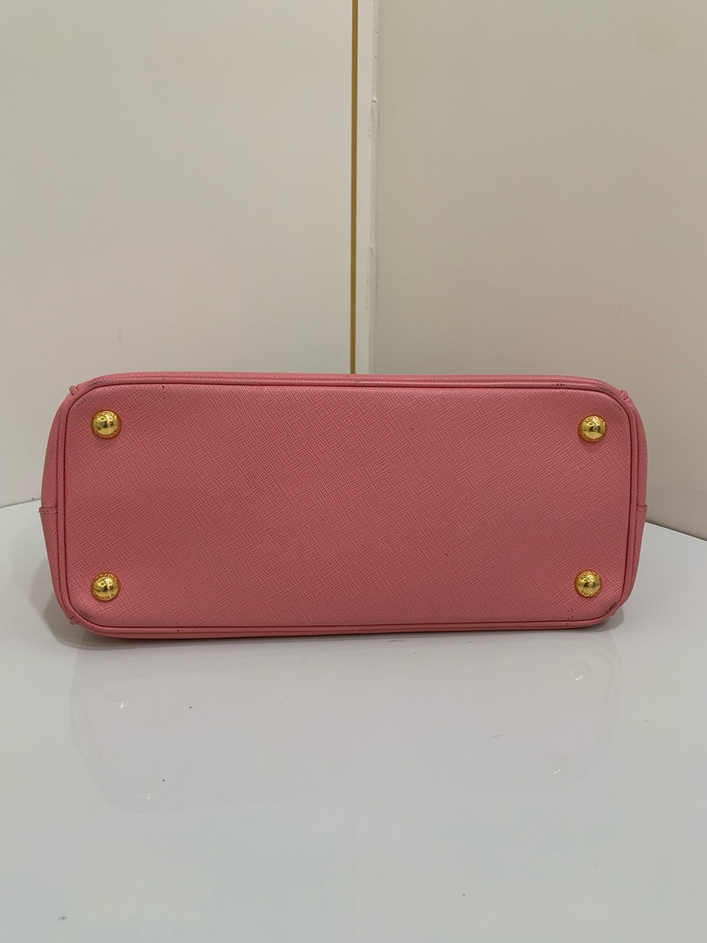 Prada - Saffiano Lux Tote - Leather - Pink - (small)