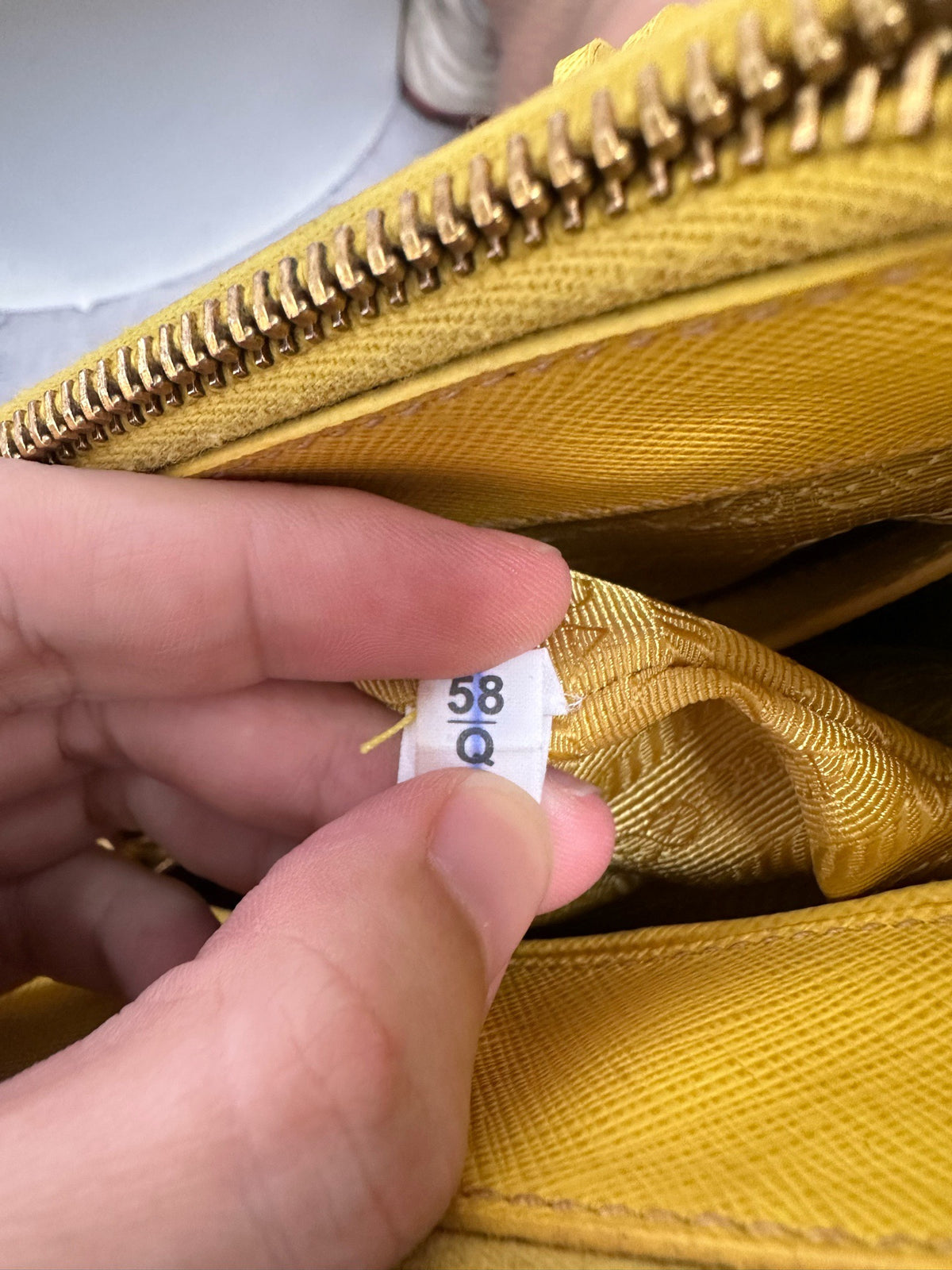 Prada - Saffiano Lux Tote - Leather - Yellow - (small)