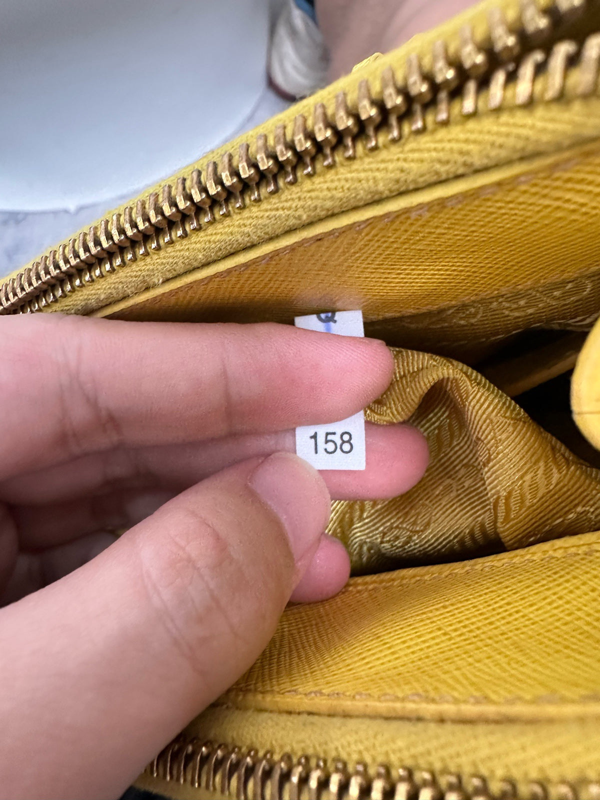Prada - Saffiano Lux Tote - Leather - Yellow - (small)