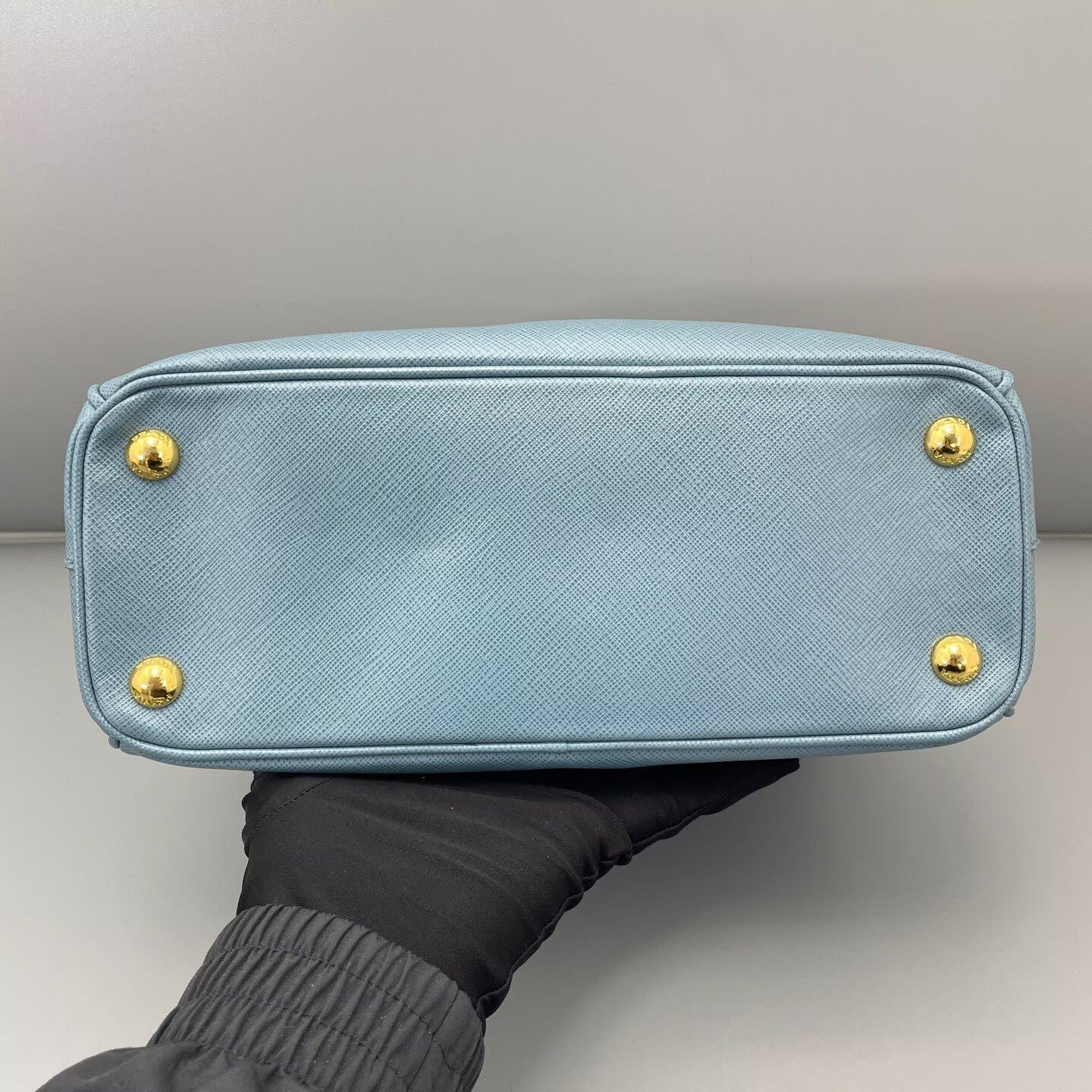Prada - Saffiano Lux Tote - Saffiano leather - Blue - (small)