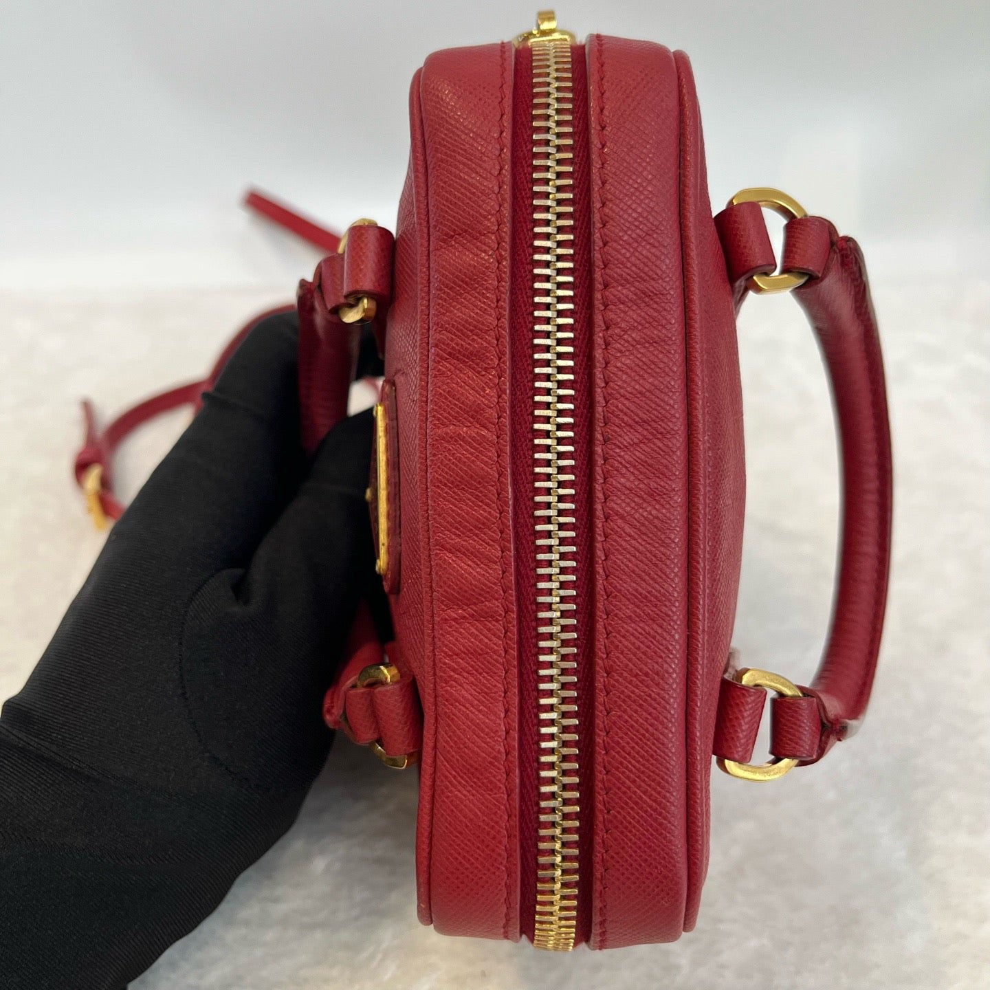 Prada - Saffiano Mini - Leather - Red - (mini)
