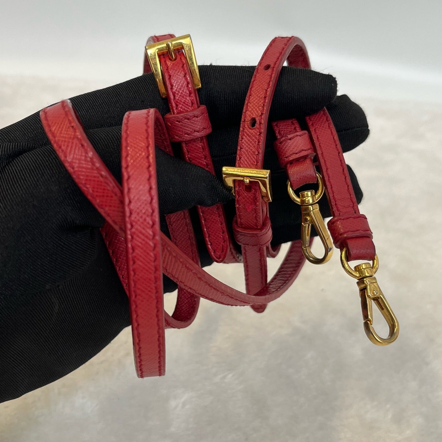 Prada - Saffiano Mini - Leather - Red - (mini)