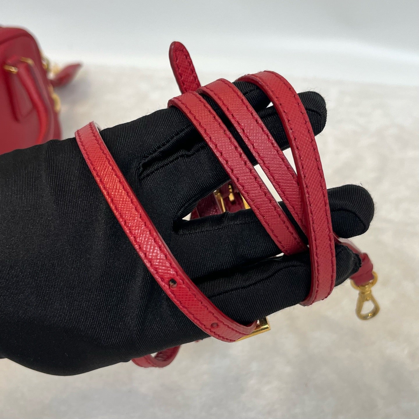 Prada - Saffiano Mini - Leather - Red - (mini)
