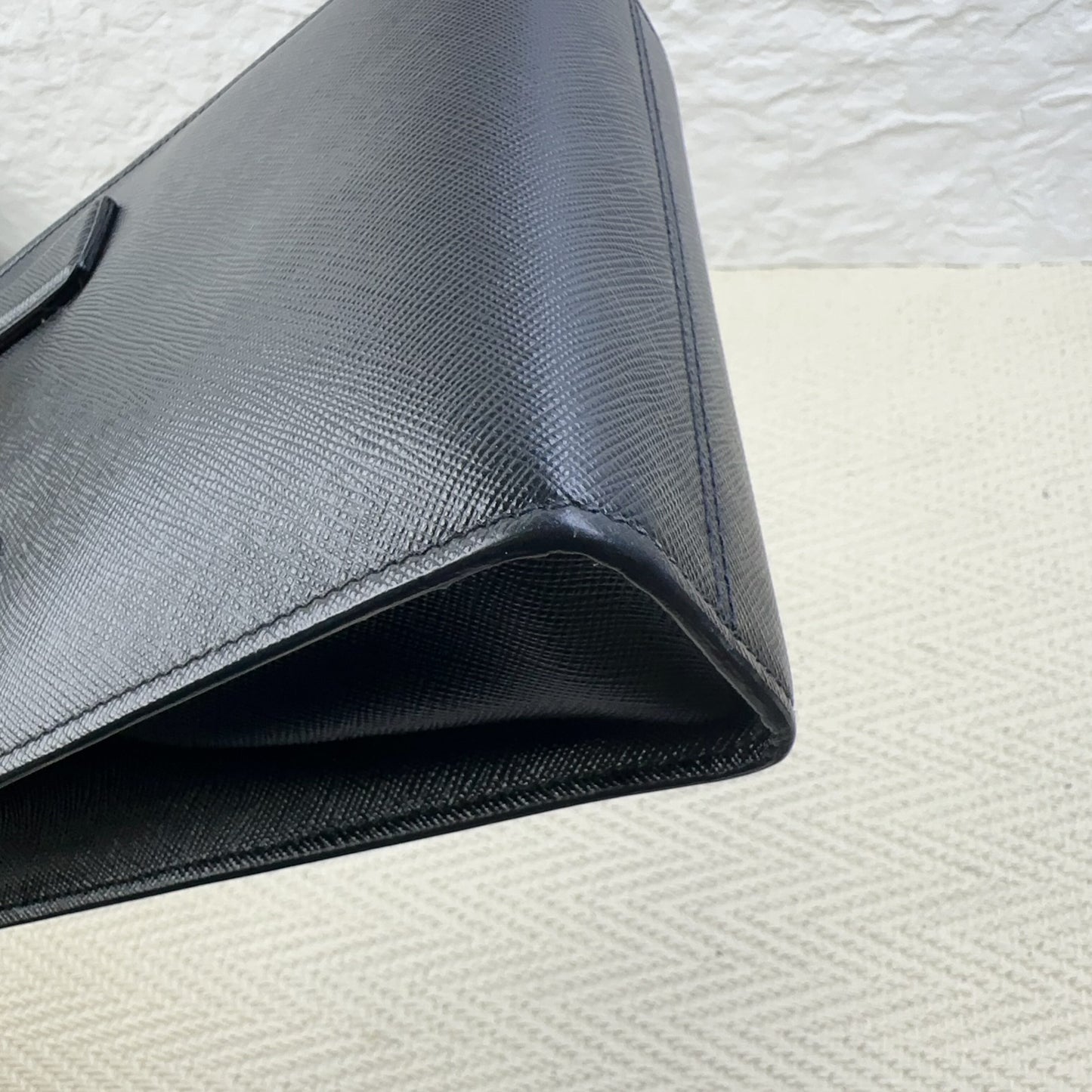 Prada - Saffiano Tote Bag Mini - Leather - Black - (mini)