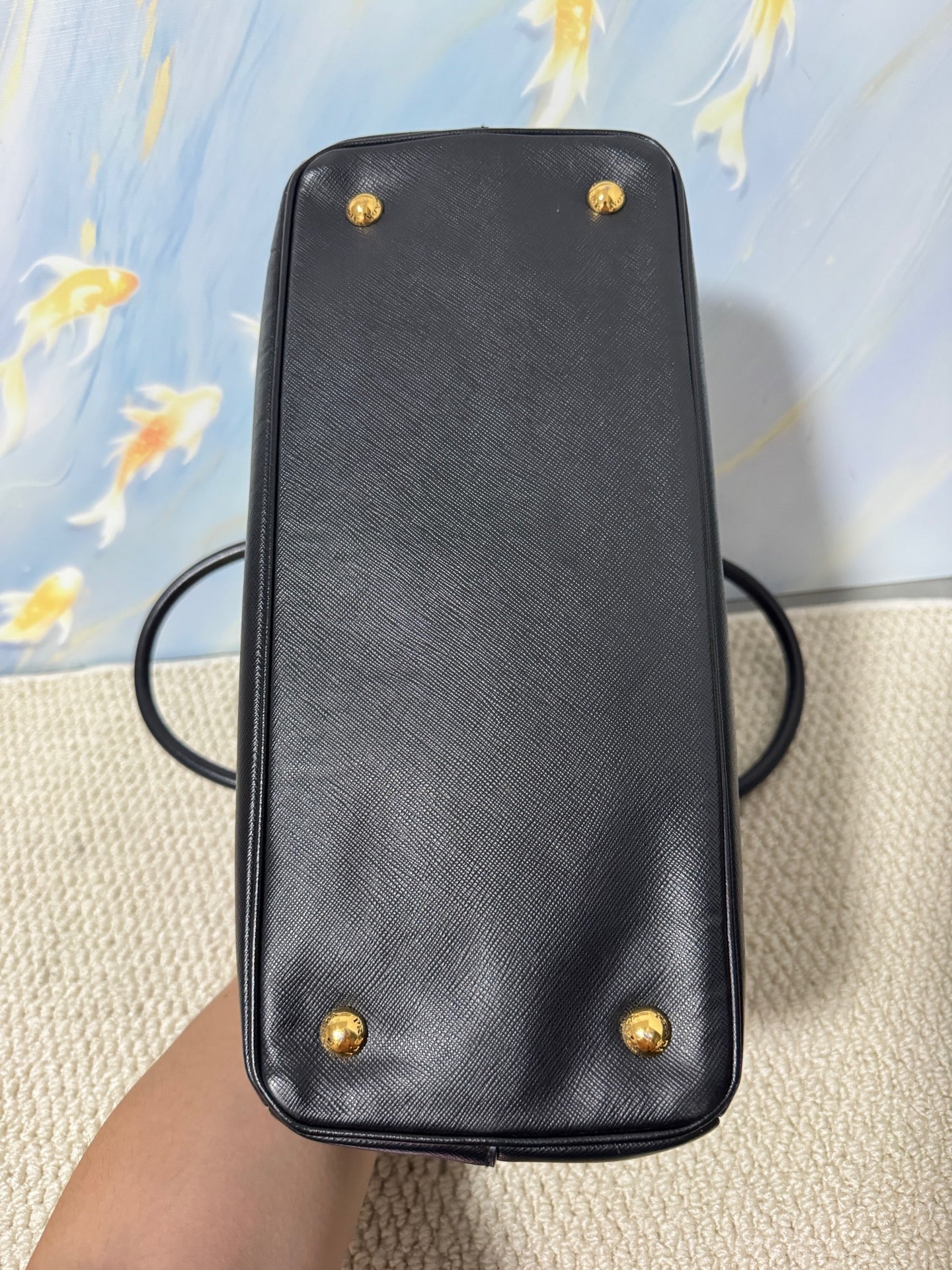Prada - Saffiano Tote - Leather - Black - (medium)