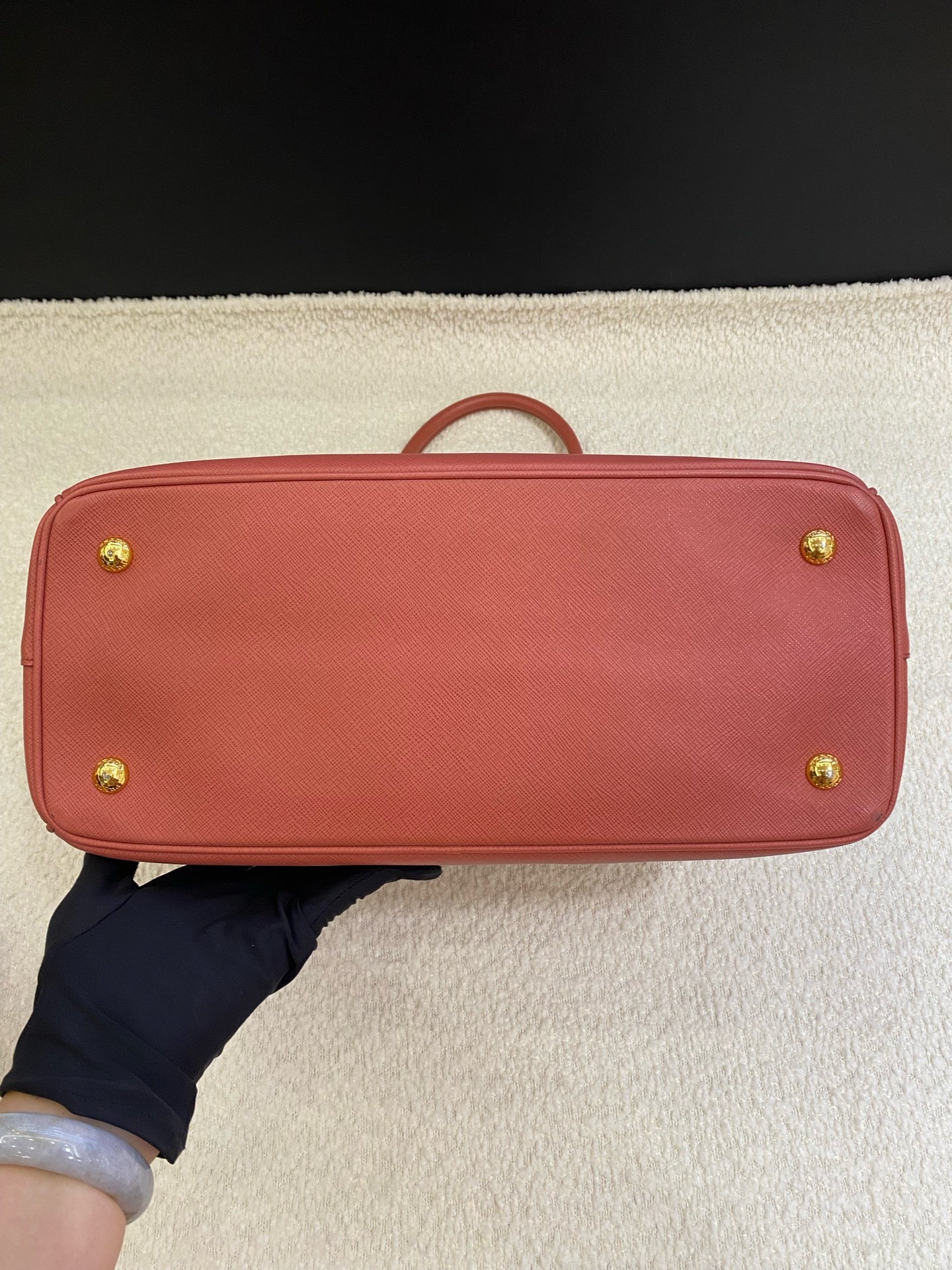 Prada - Saffiano Tote - Leather - Pink - (medium)