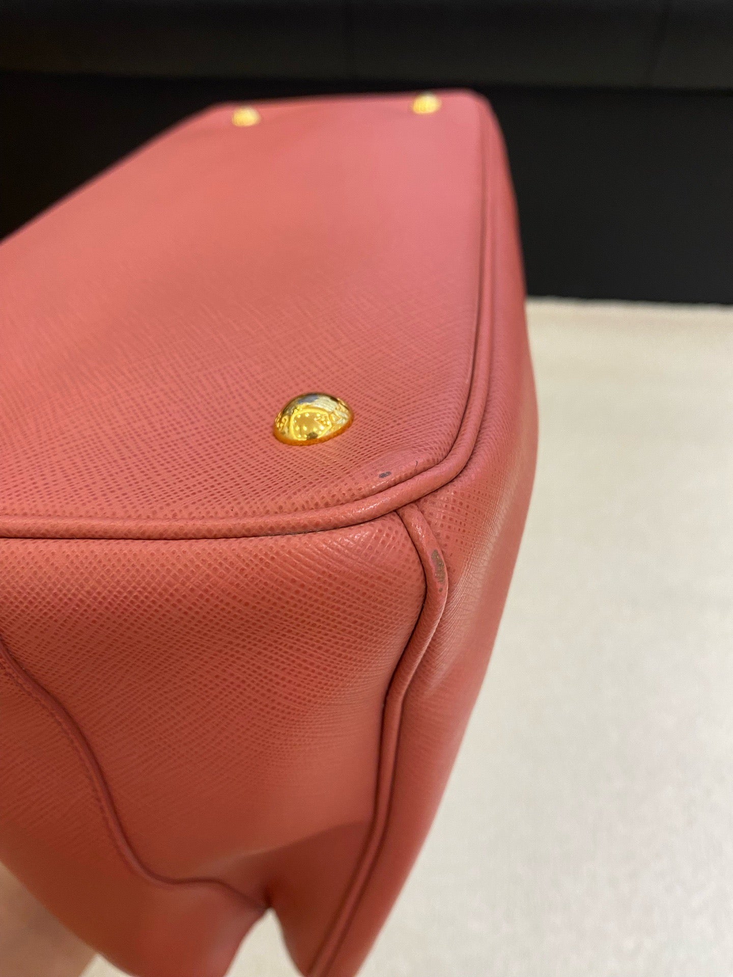 Prada - Saffiano Tote - Leather - Pink - (medium)