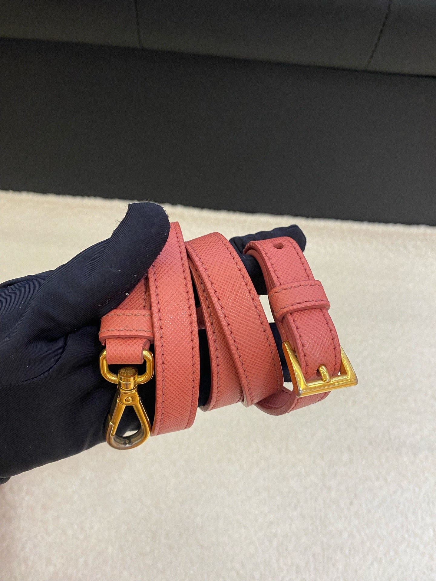Prada - Saffiano Tote - Leather - Pink - (medium)