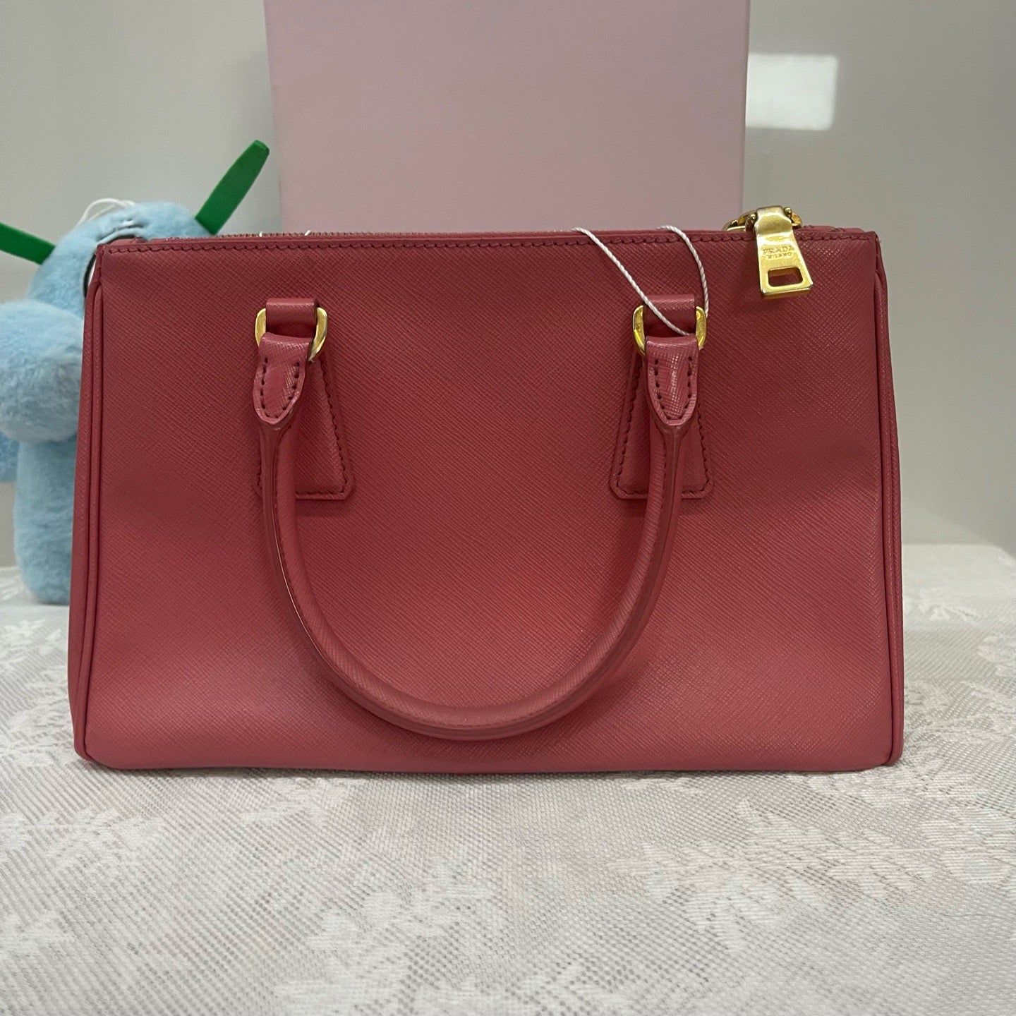 Prada - Saffiano Tote - Leather - Pink - (mini)