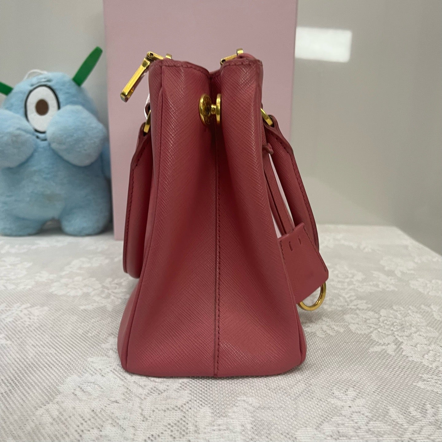Prada - Saffiano Tote - Leather - Pink - (mini)