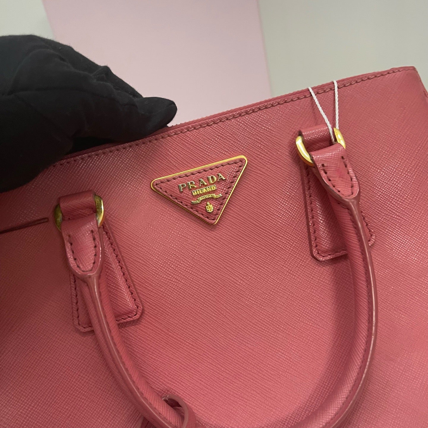 Prada - Saffiano Tote - Leather - Pink - (mini)