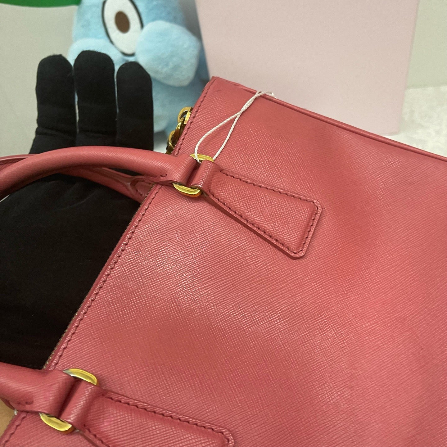 Prada - Saffiano Tote - Leather - Pink - (mini)