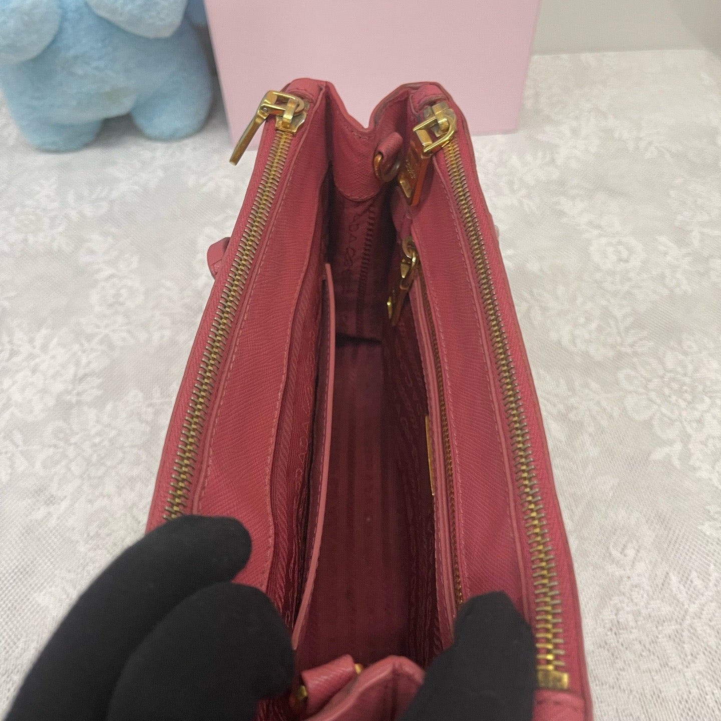 Prada - Saffiano Tote - Leather - Pink - (mini)